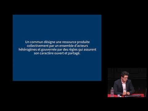 Conférence de Benjamin Jean « Penser les biens communs à l’ère du numérique » - JIAPD 2019